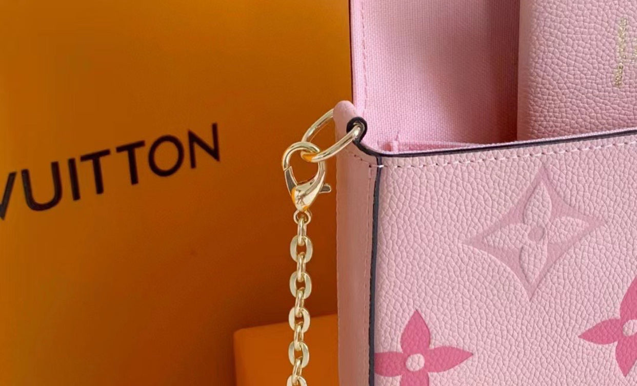 3pc cross body bag - pink color