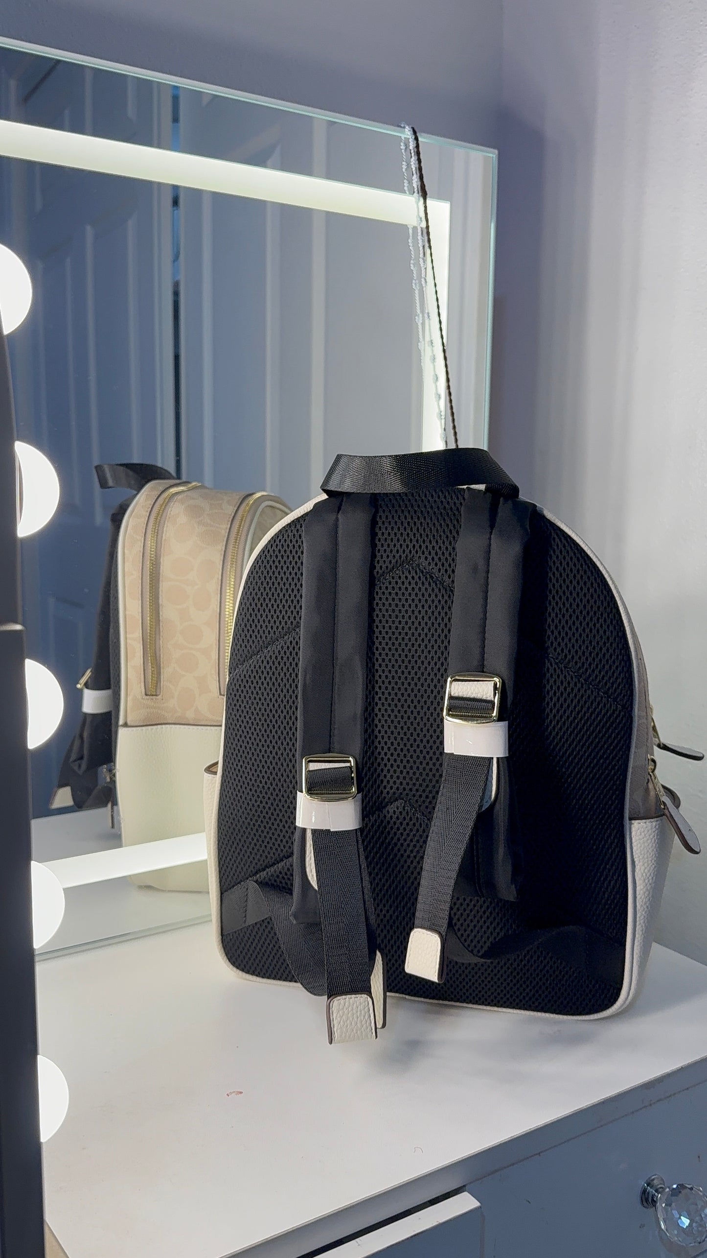 Brown backpack