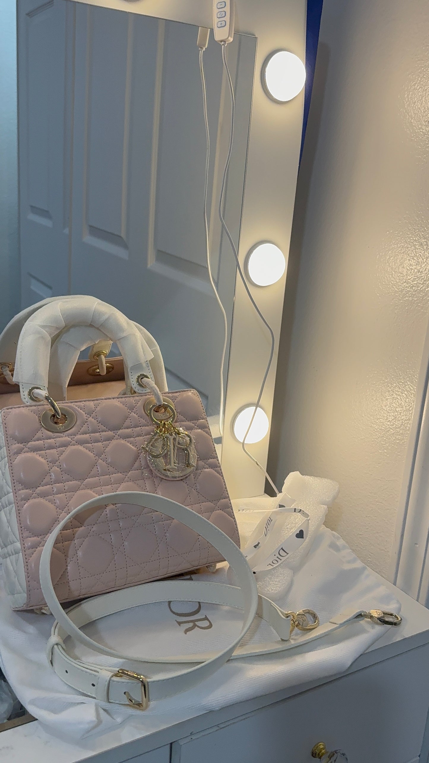 Pale pink DR bag