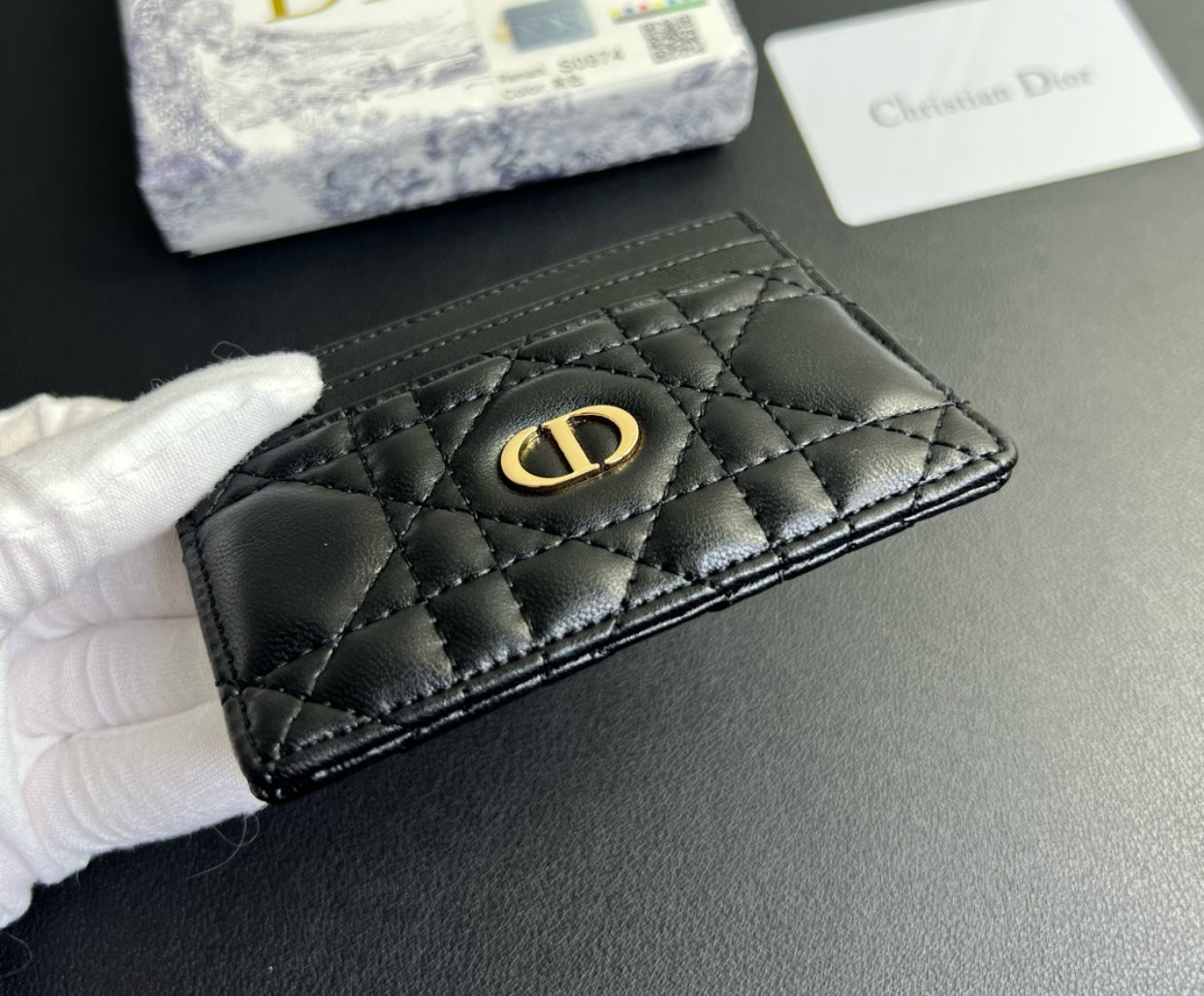 Black CD card wallet
