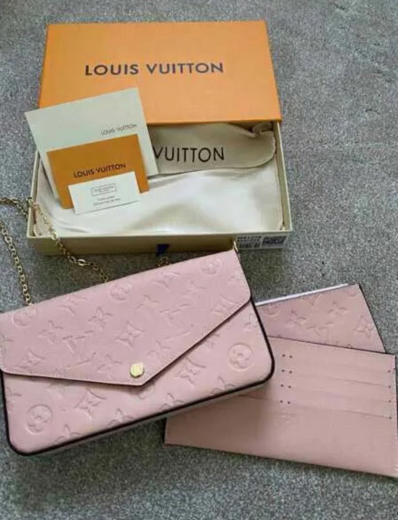 Pink 3pc hand bag- no box