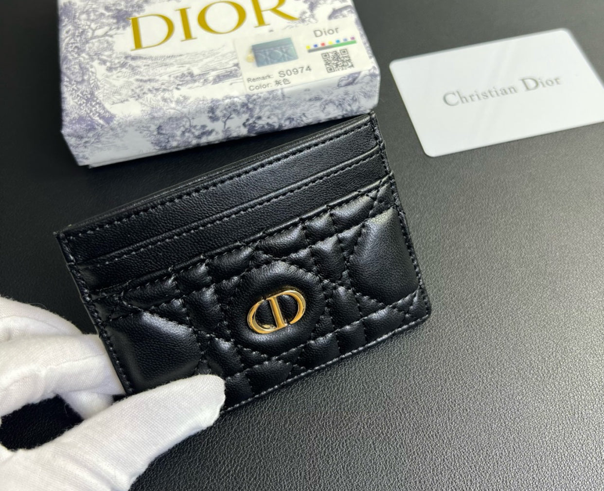Black CD card wallet