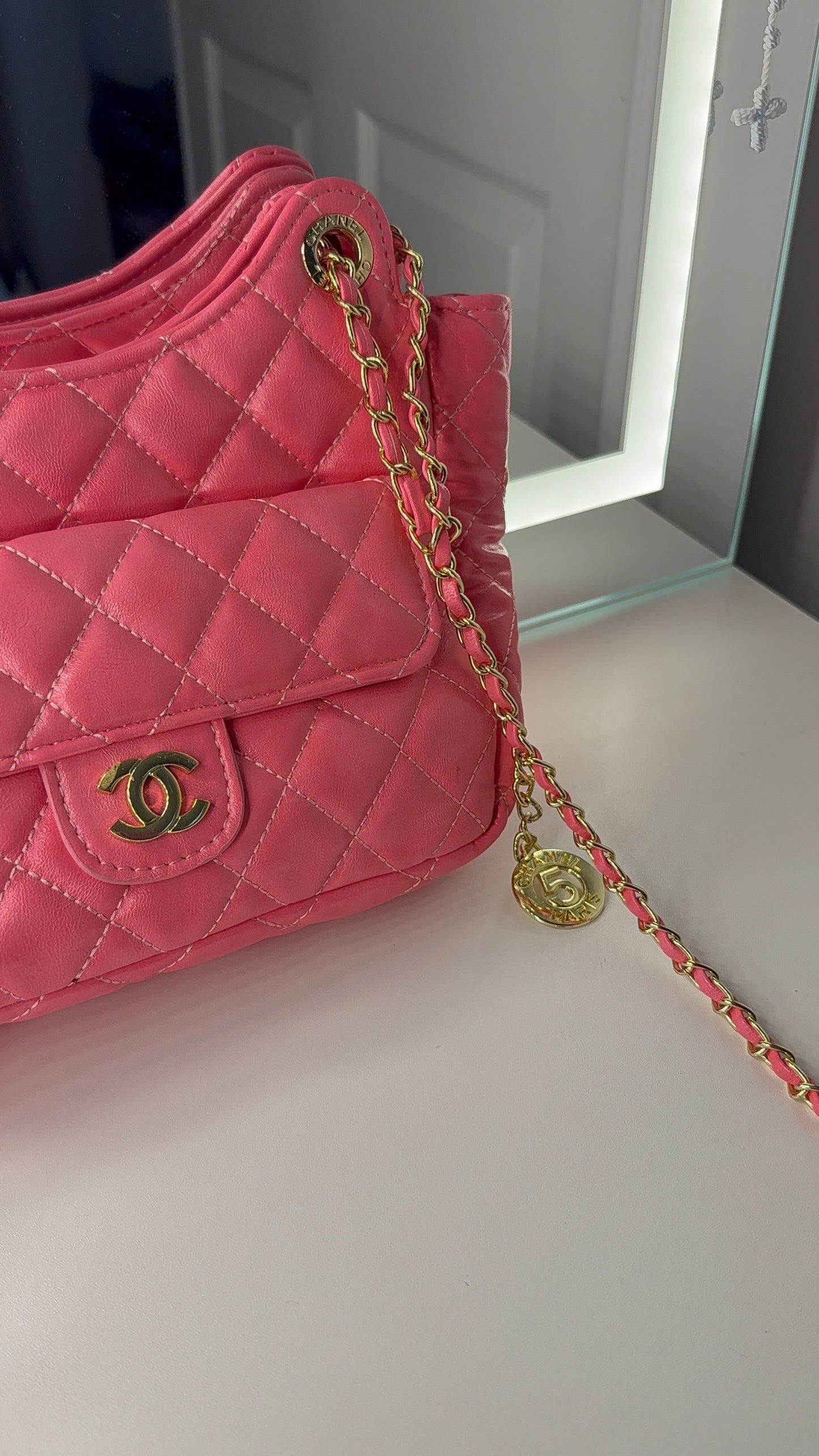 Hot pink purse