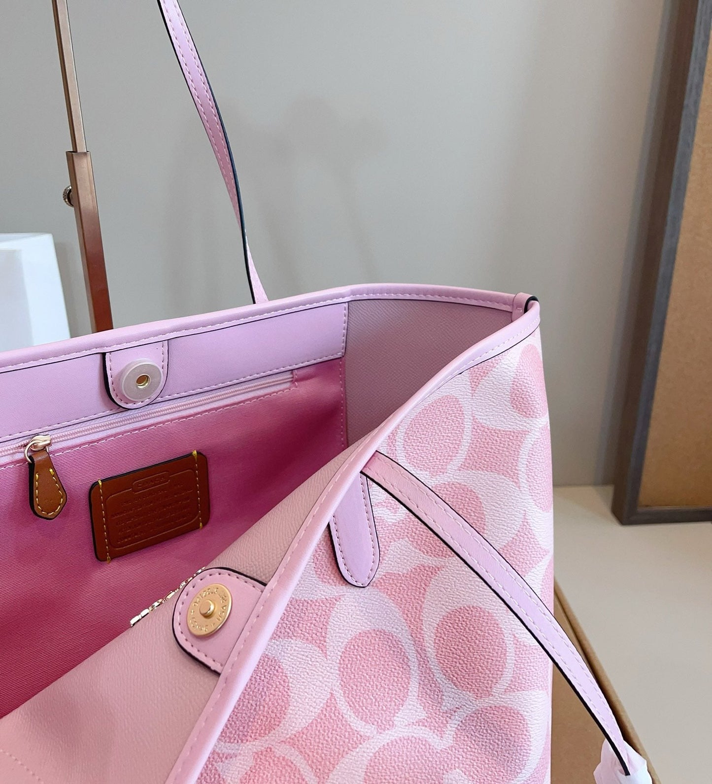 Soft Pink tote purse