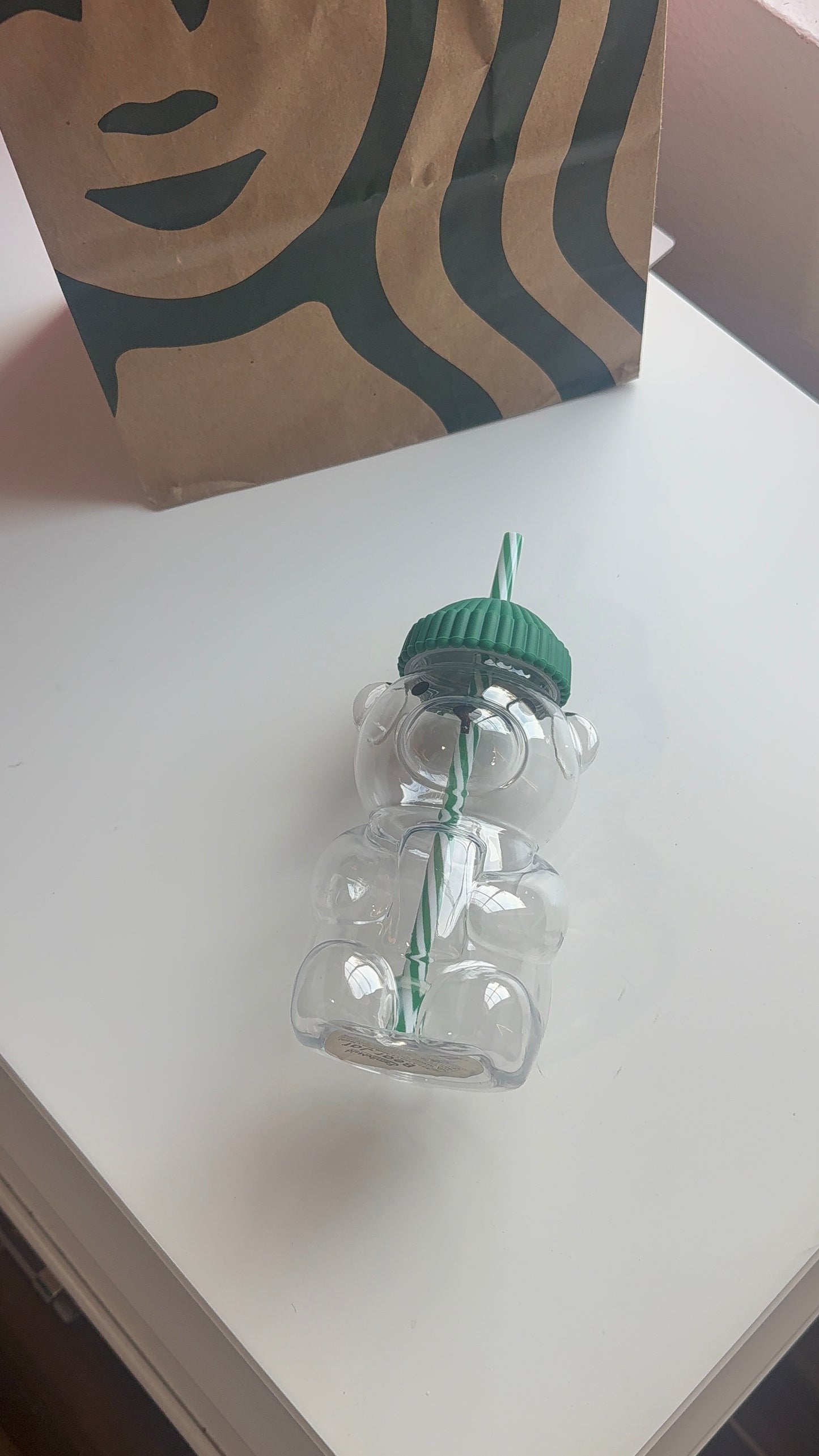 Plastic bear cup - ready to ship