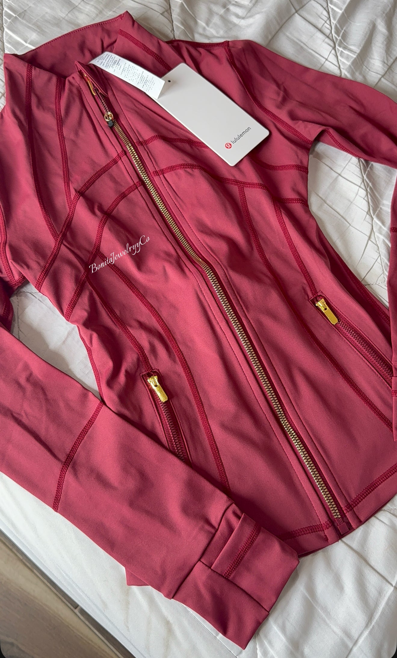 Burgundy Lulu jacket