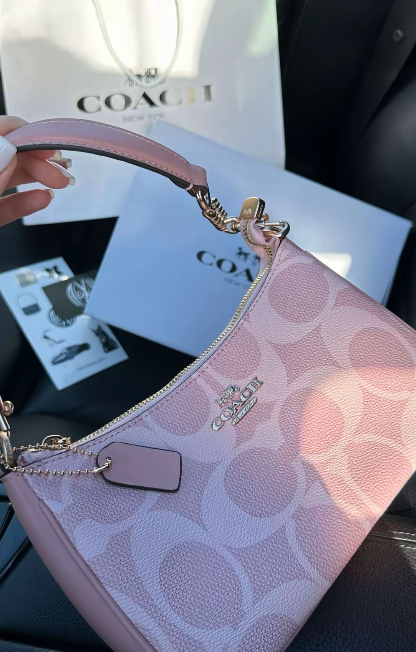 🎀pink Teri purse