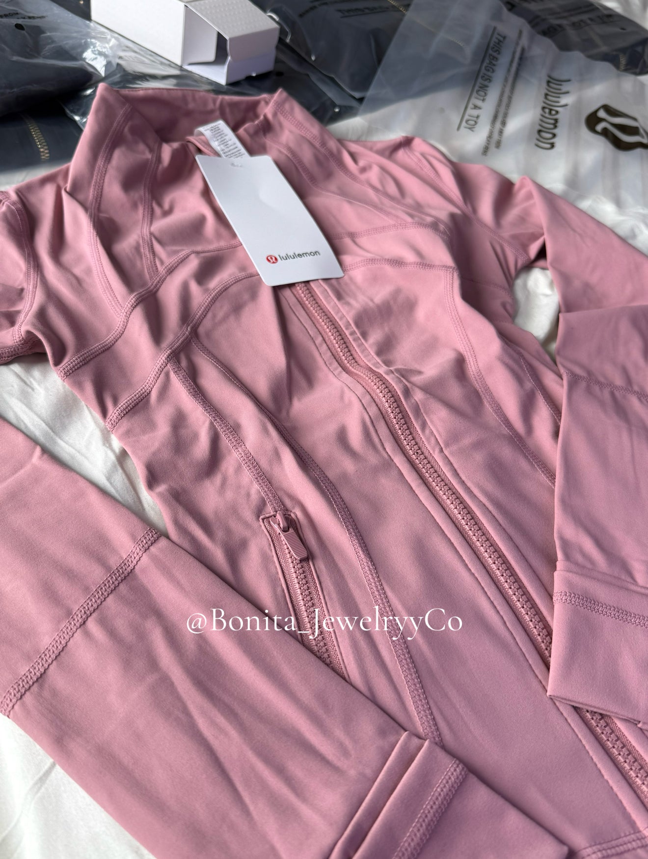 Pink lulu jacket