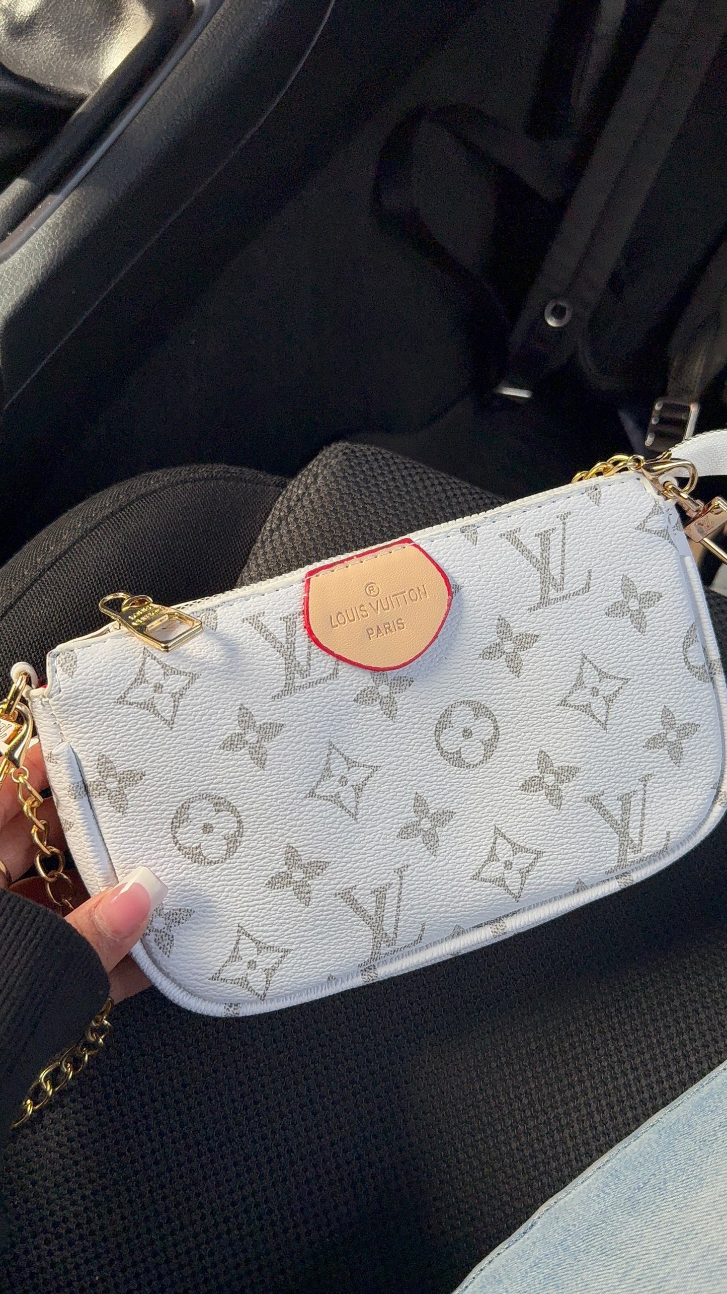 Mini white purse