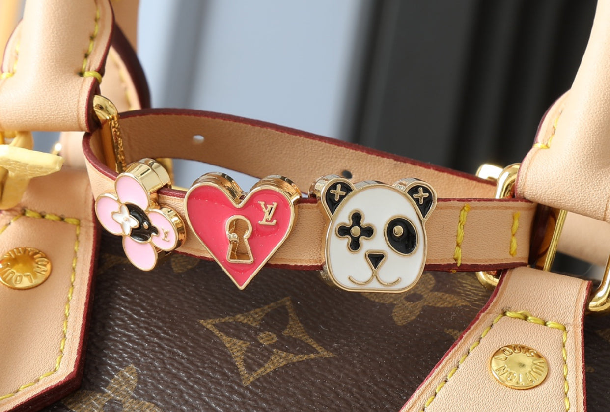 Brown monogram luxury hand bag