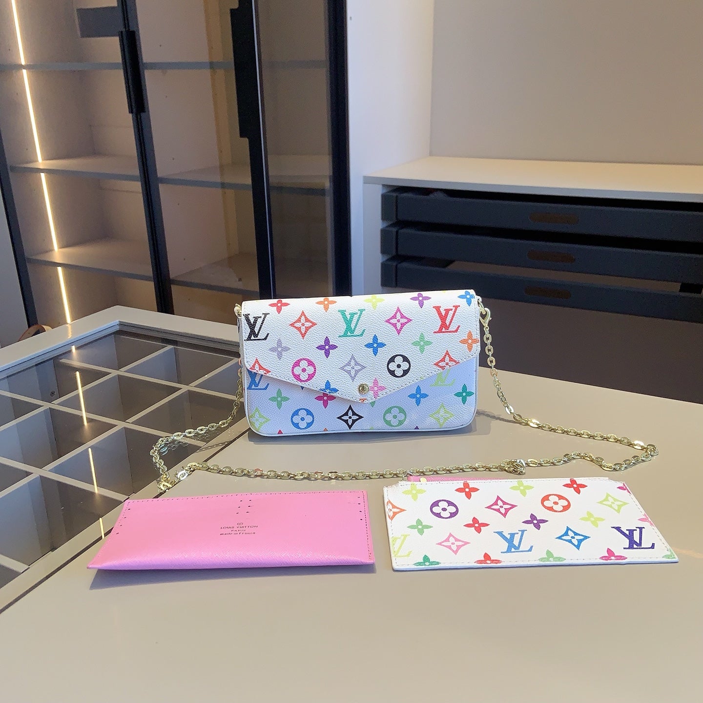 Monogram bag set