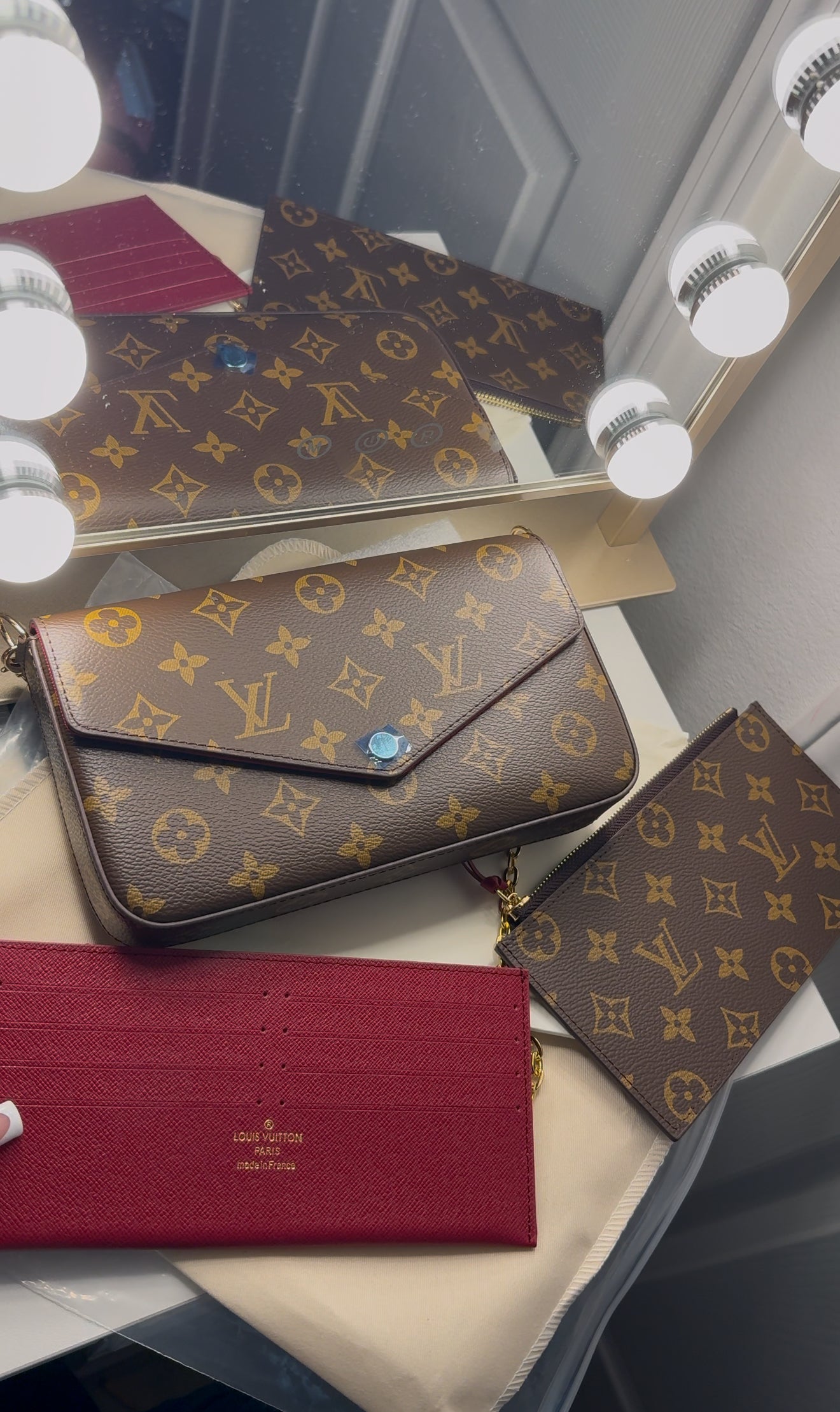 3pc cross body bag