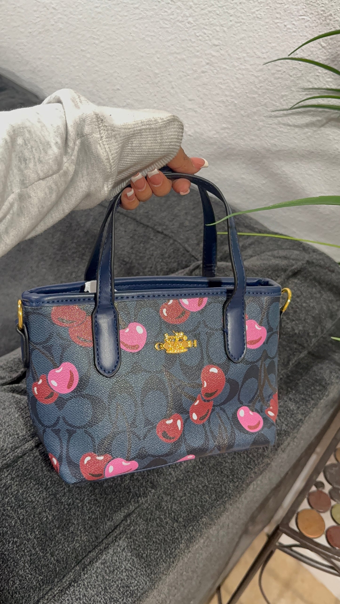 Small cherry purse