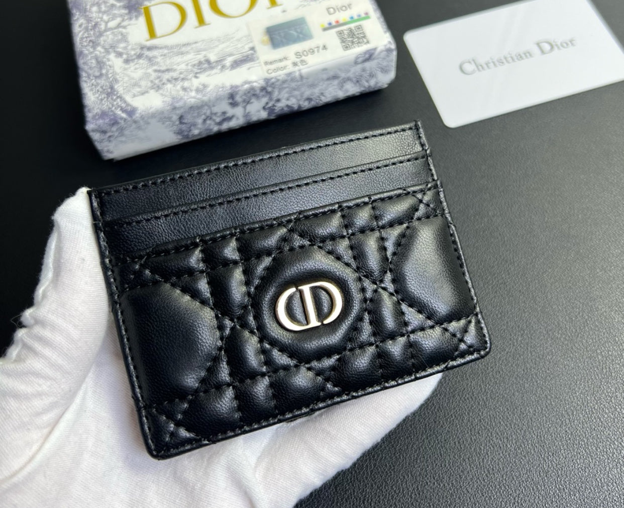 Black CD card wallet