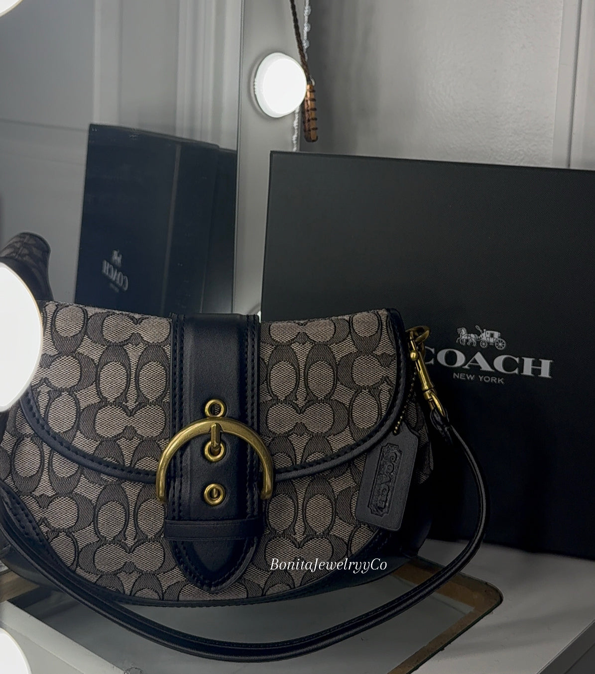 Vintage black purse