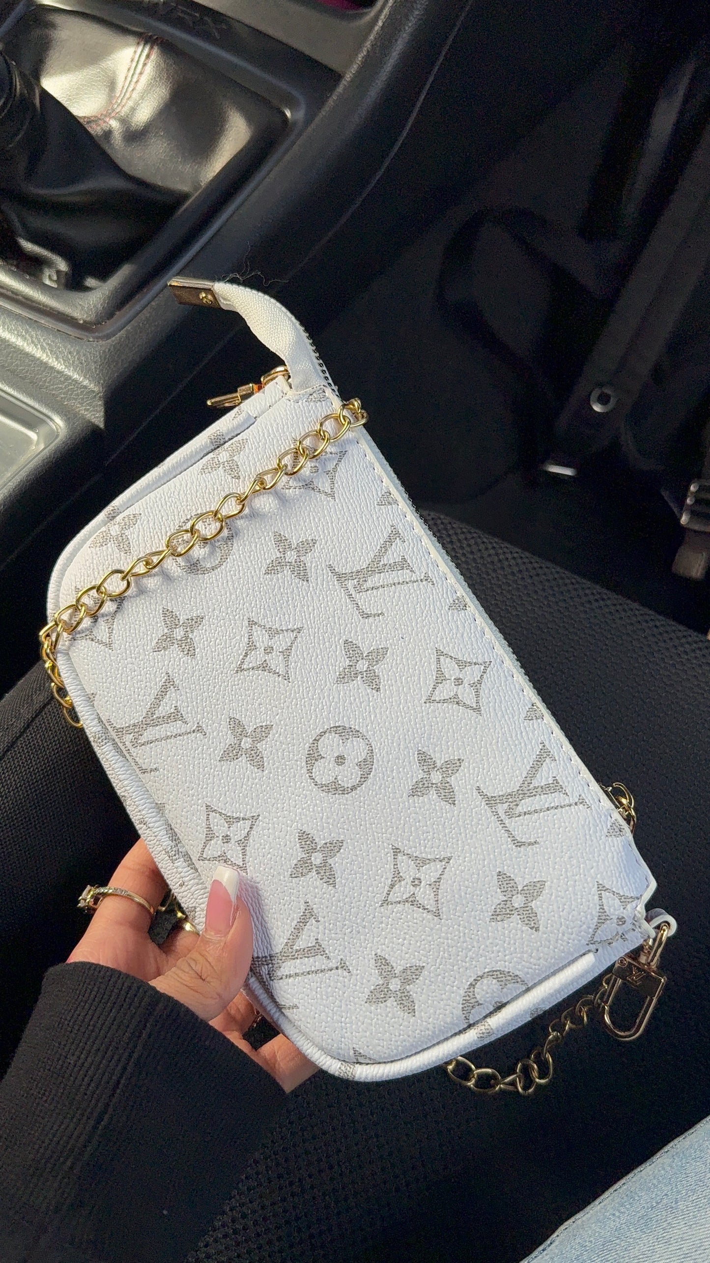 Mini white purse