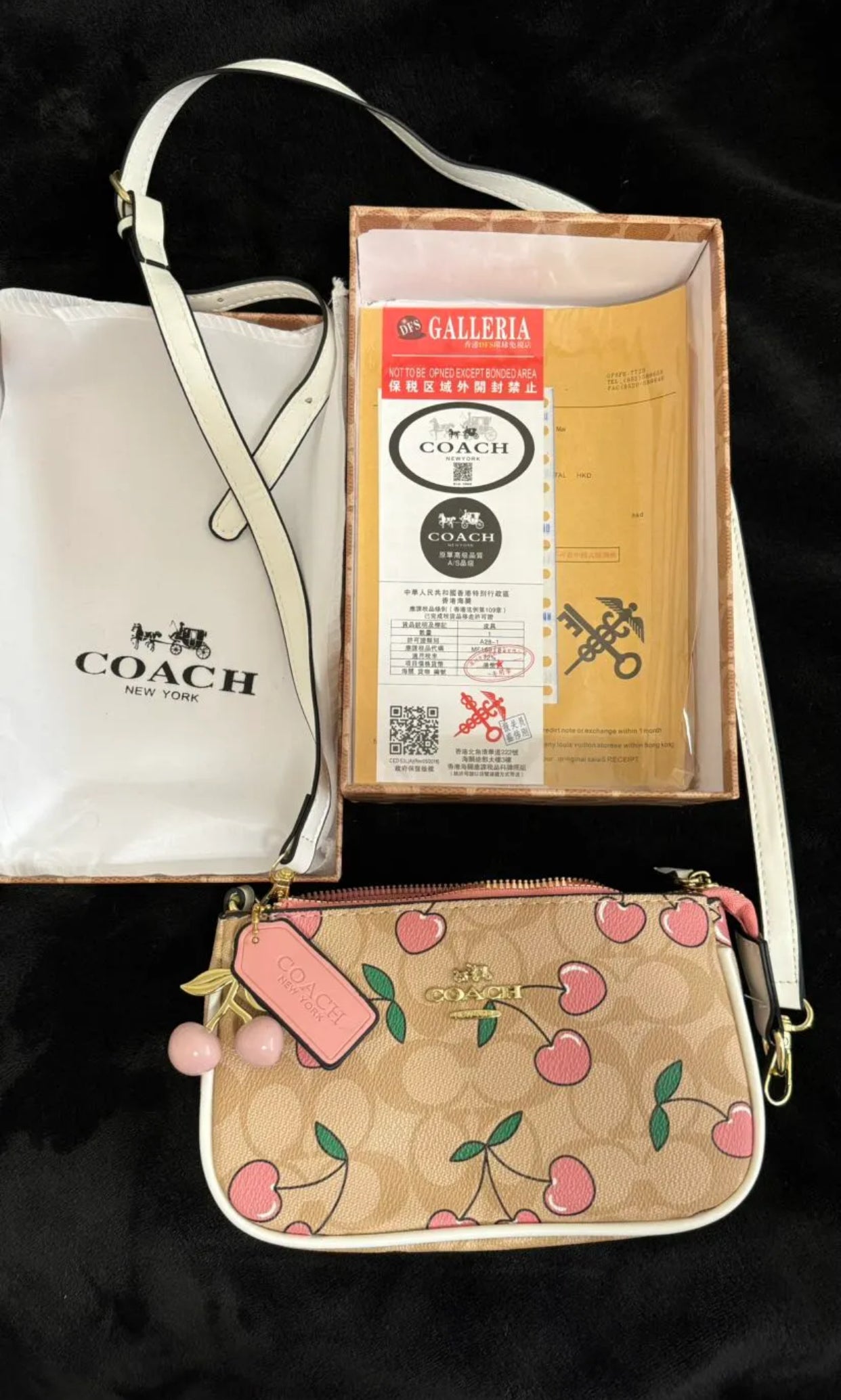 Mini Brown cherry 🍒purse