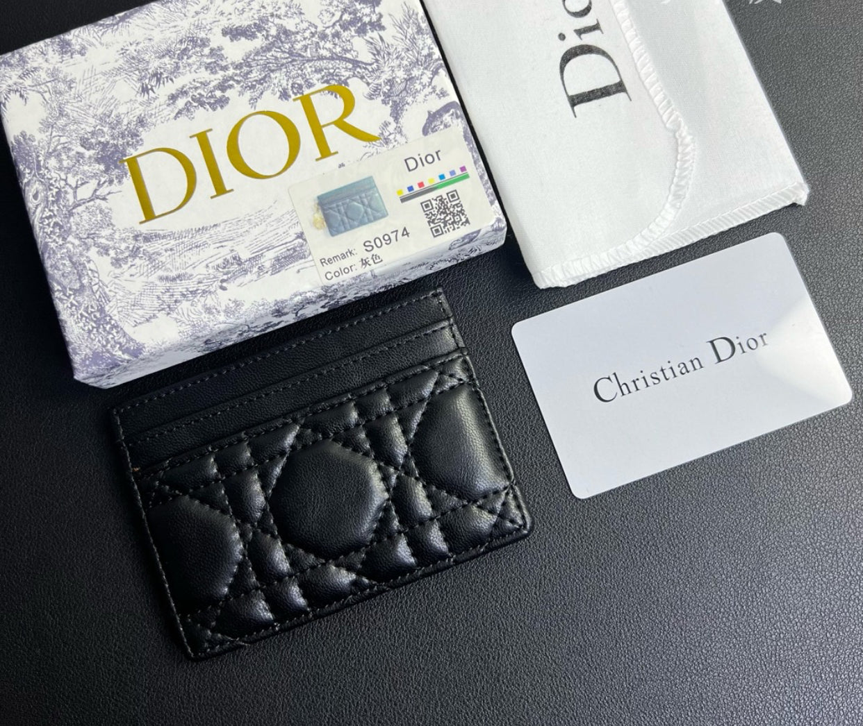 Black CD card wallet