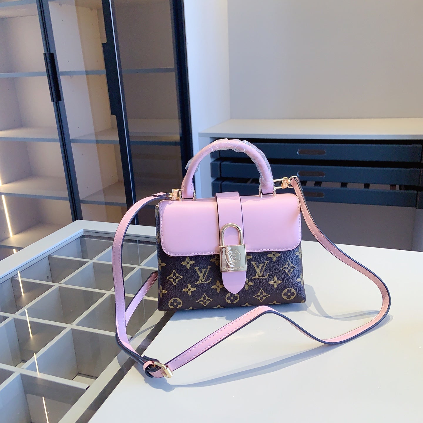Pink purse set