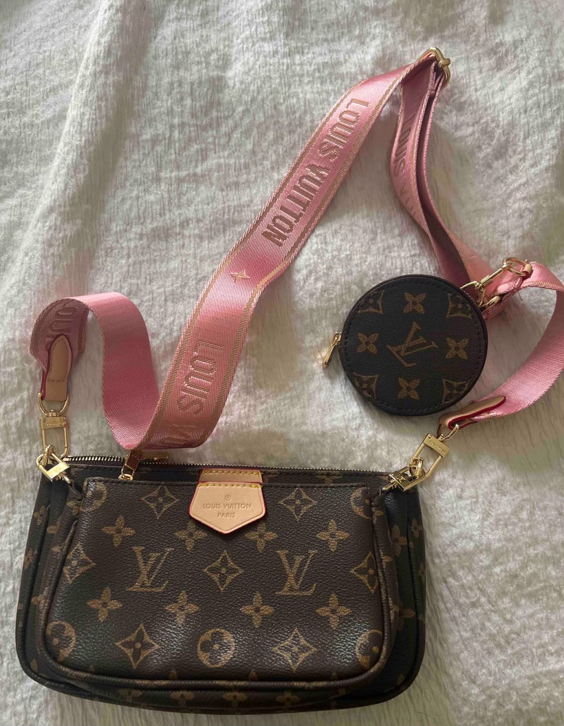 3 pc cross body bag ( no box )