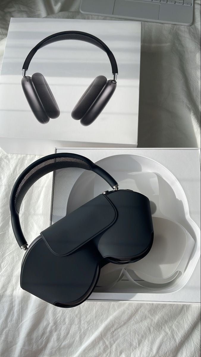 Black headphones