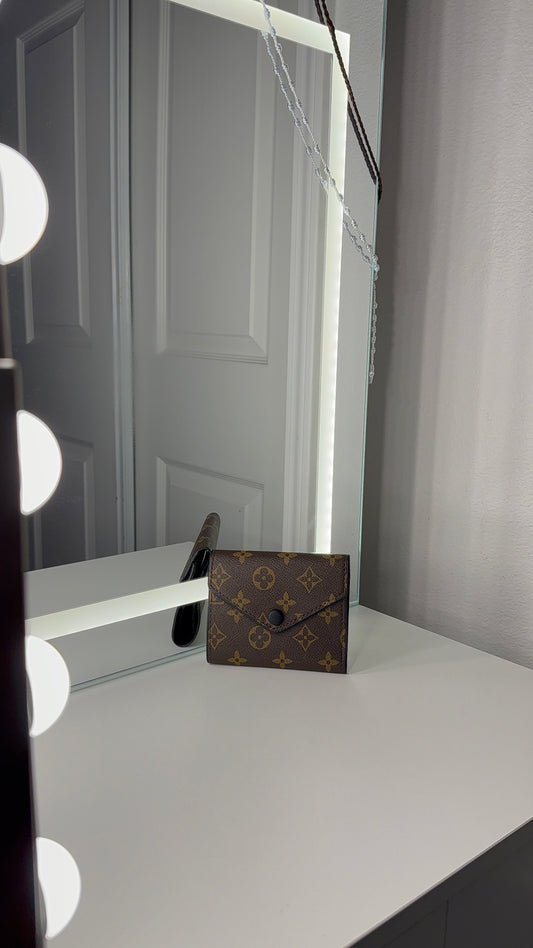 Brown monogram wallet - ready to ship