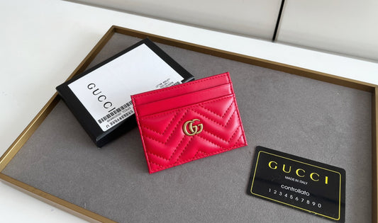 Red GG Card wallet