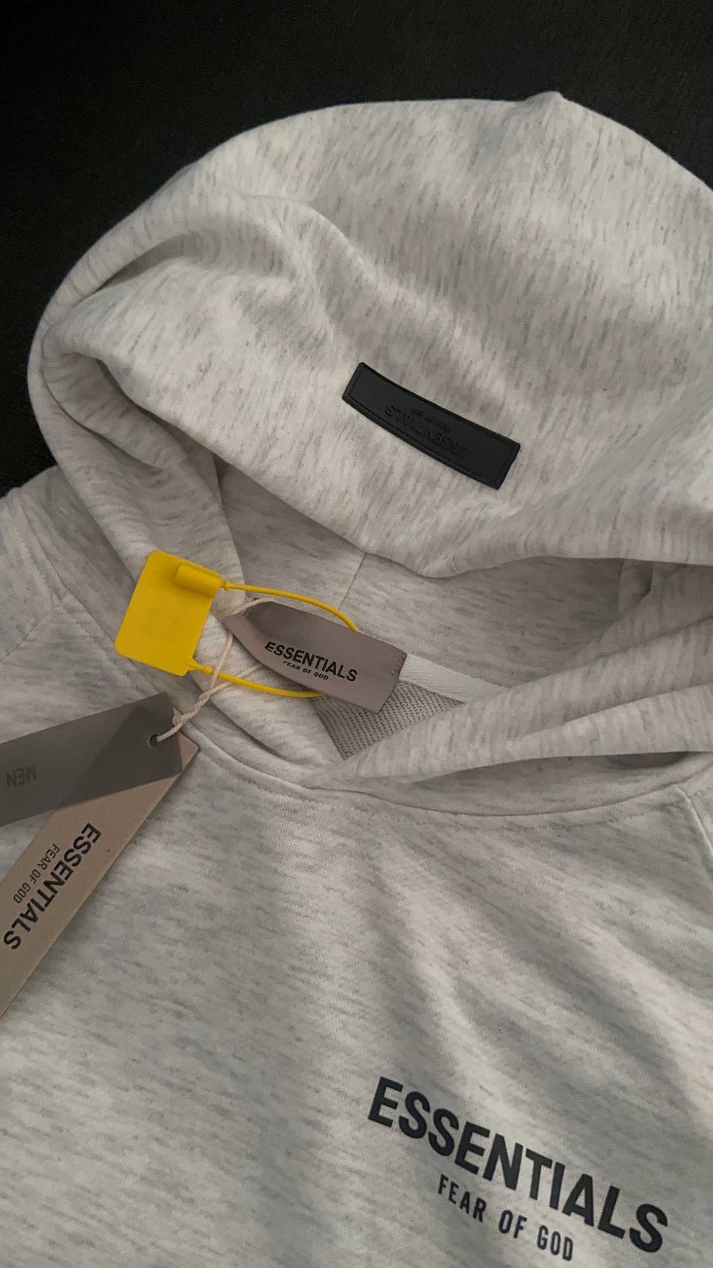Grey Men hoodie - Essential