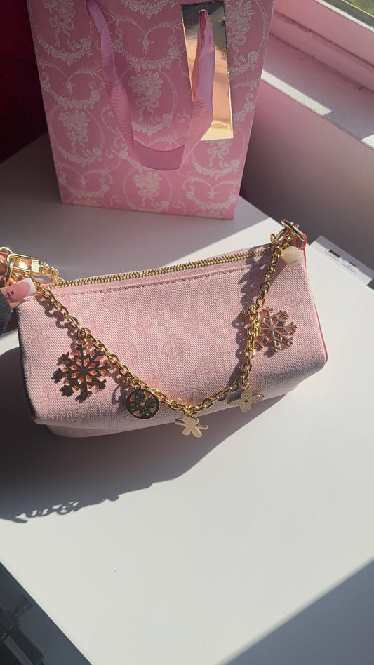 🎀Pink holiday theme purse