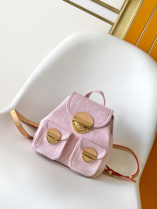 Pink backpack