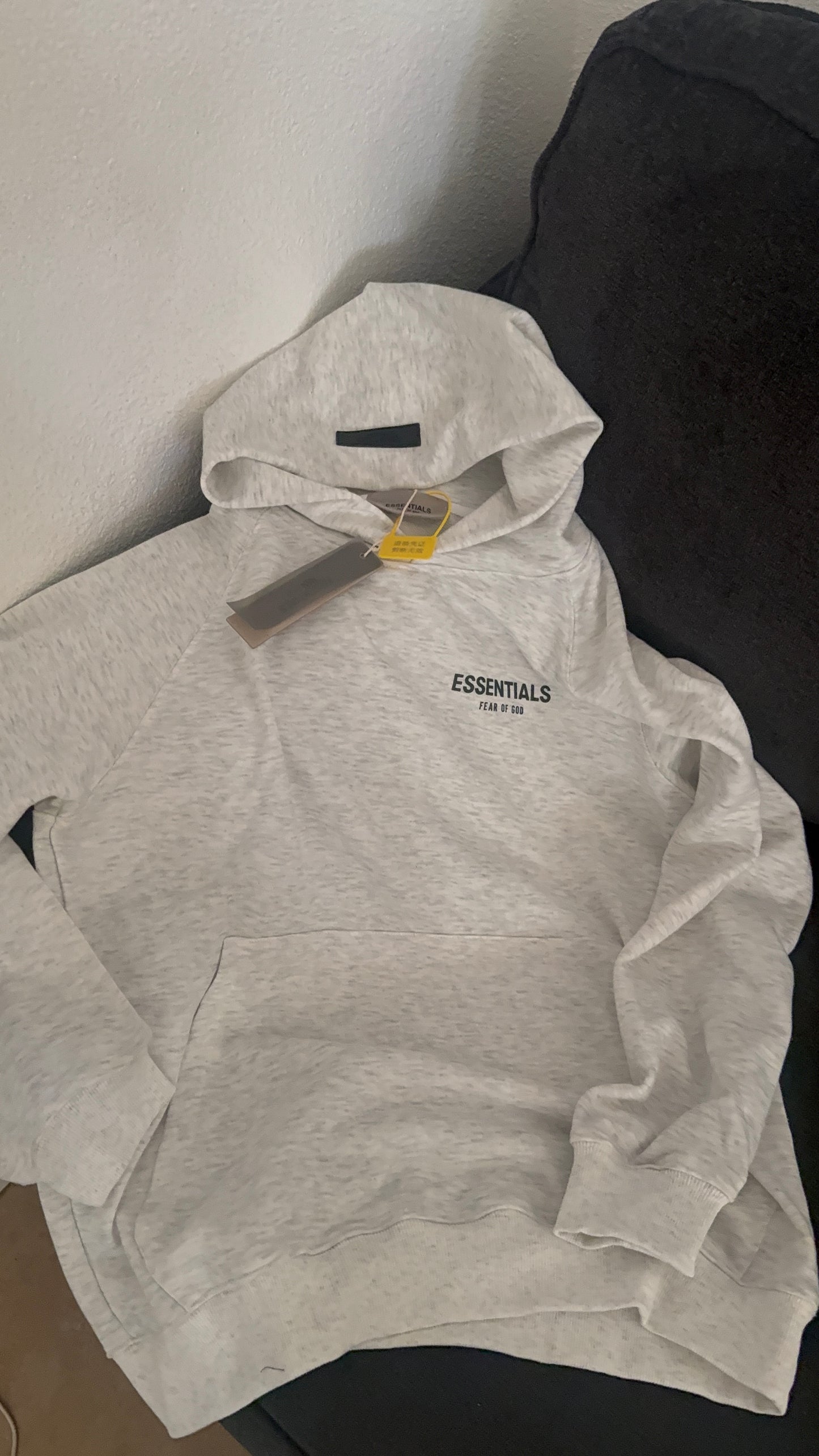 Grey Men hoodie - Essential