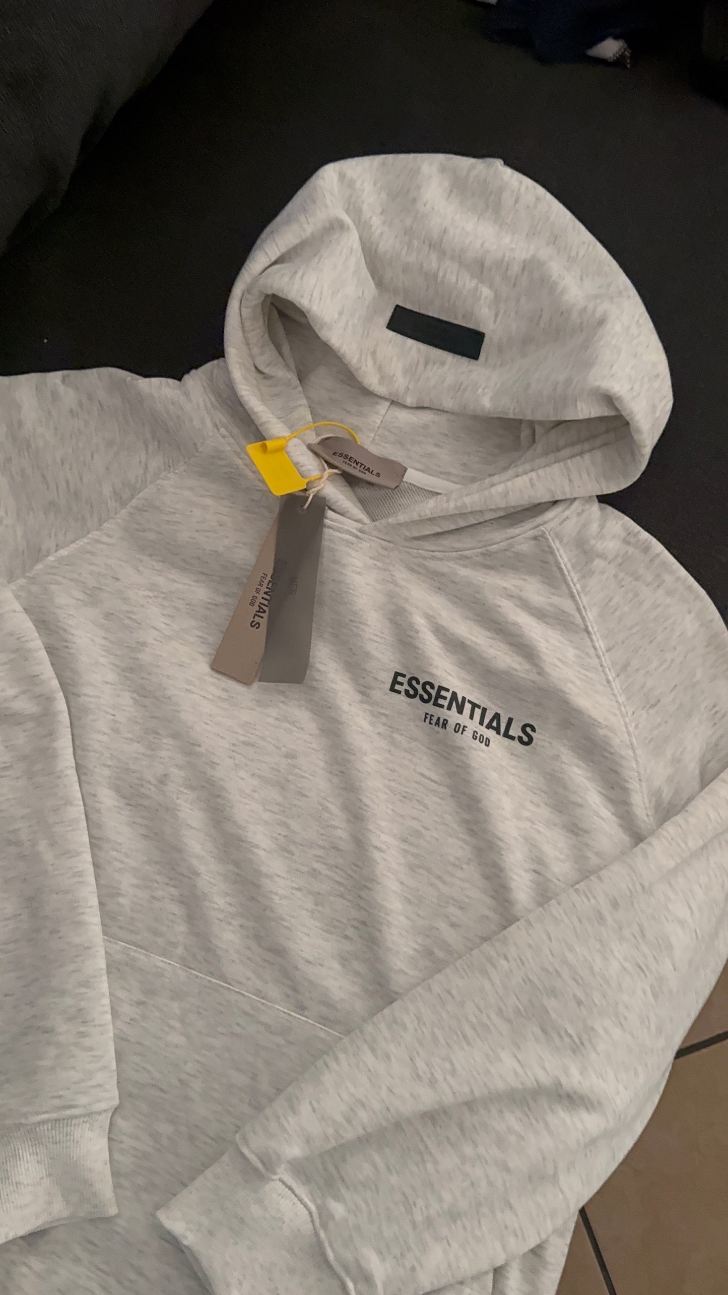 Grey Men hoodie - Essential