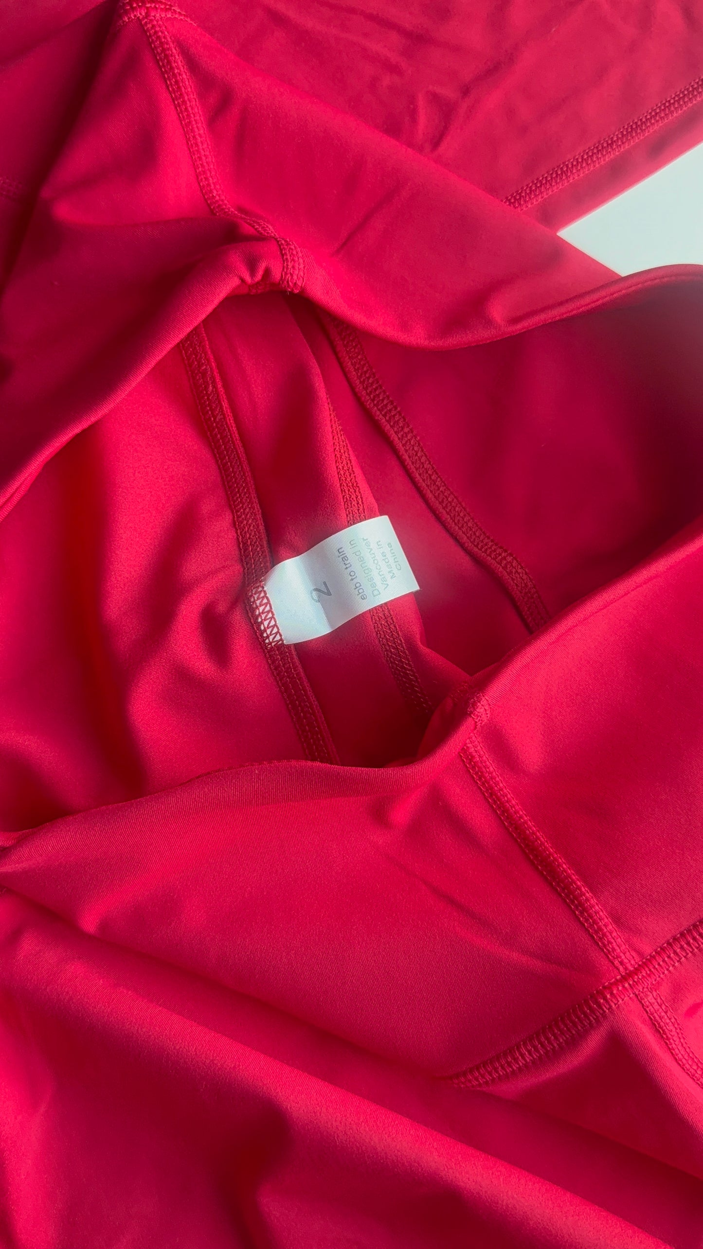 Red flared leggings size 2- ready to ship
