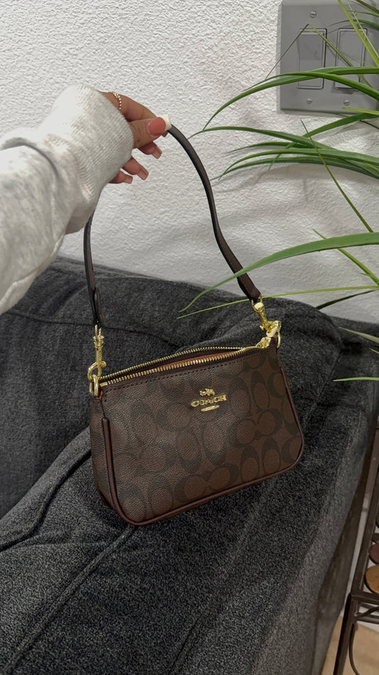 Small brown purse