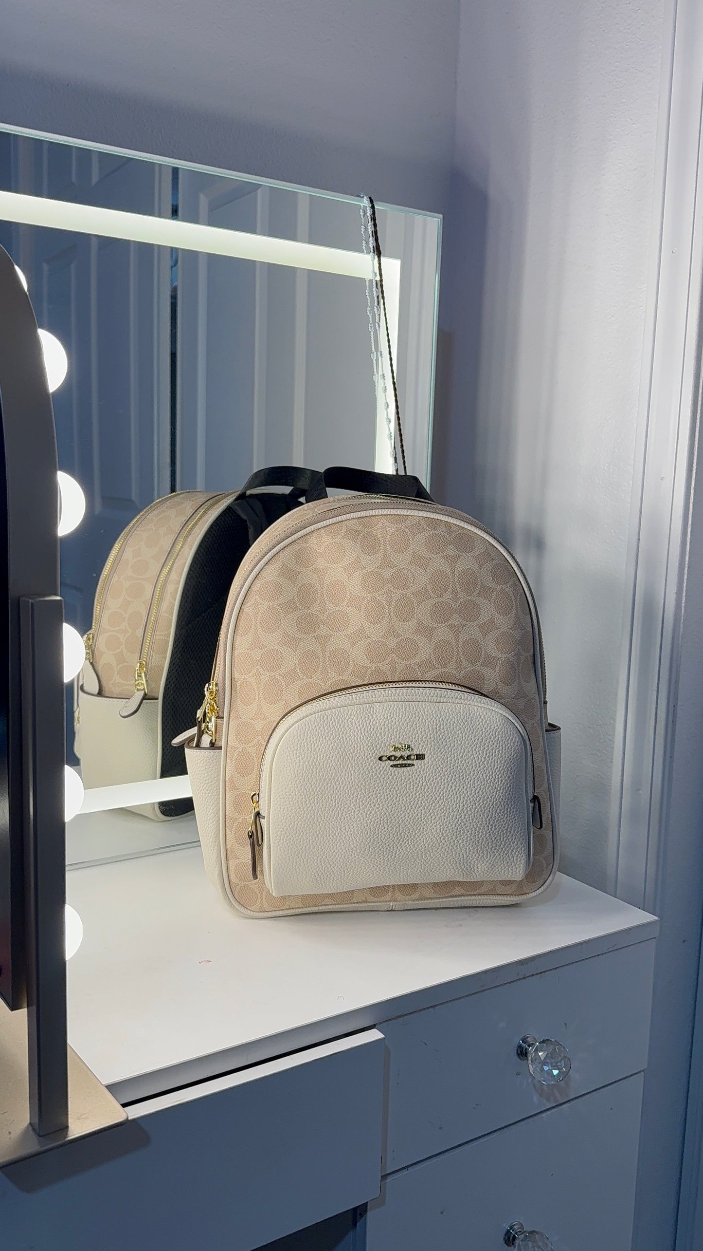 Brown backpack
