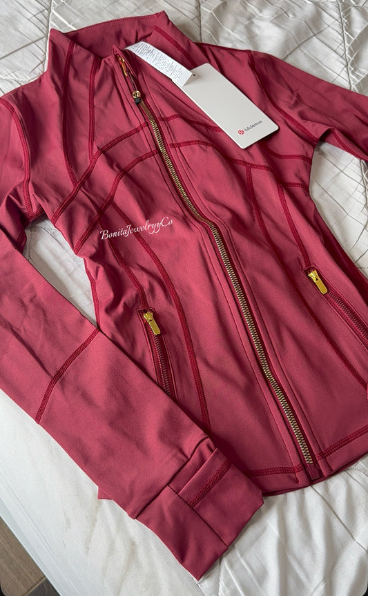 Burgundy Lulu jacket
