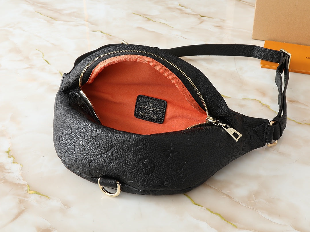 Black monogram Fanny pack