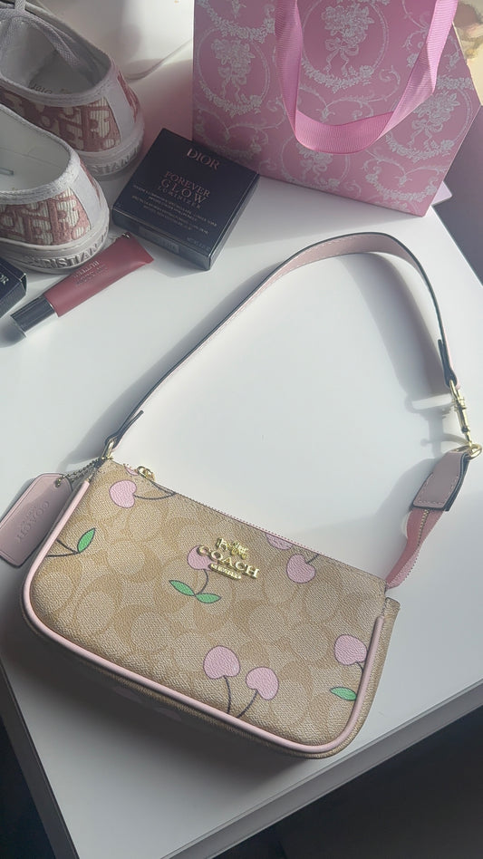 Cherry purse ready to ship