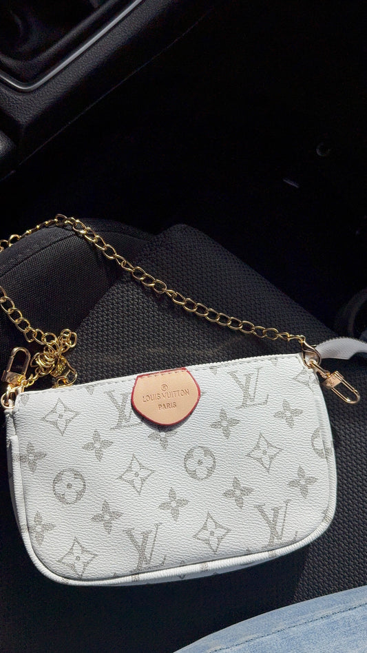 Mini white purse
