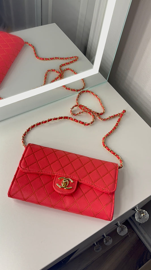 Red purse - ready to ship