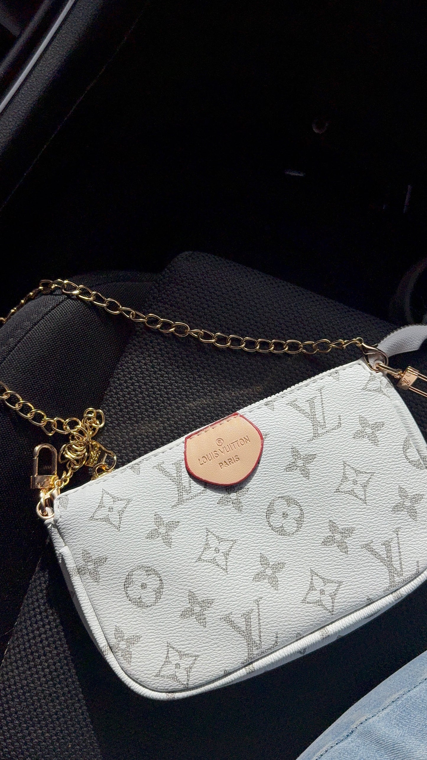 Mini white purse