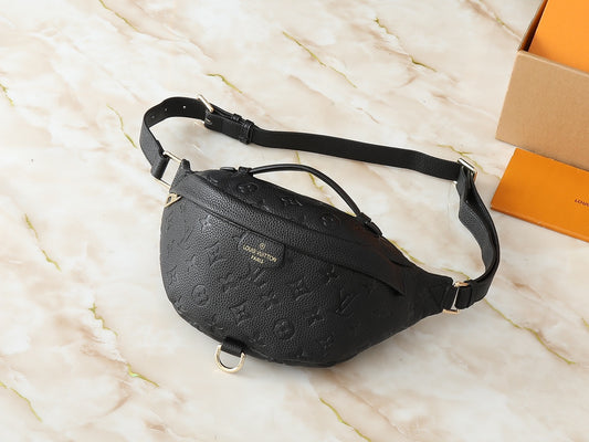 Black monogram Fanny pack