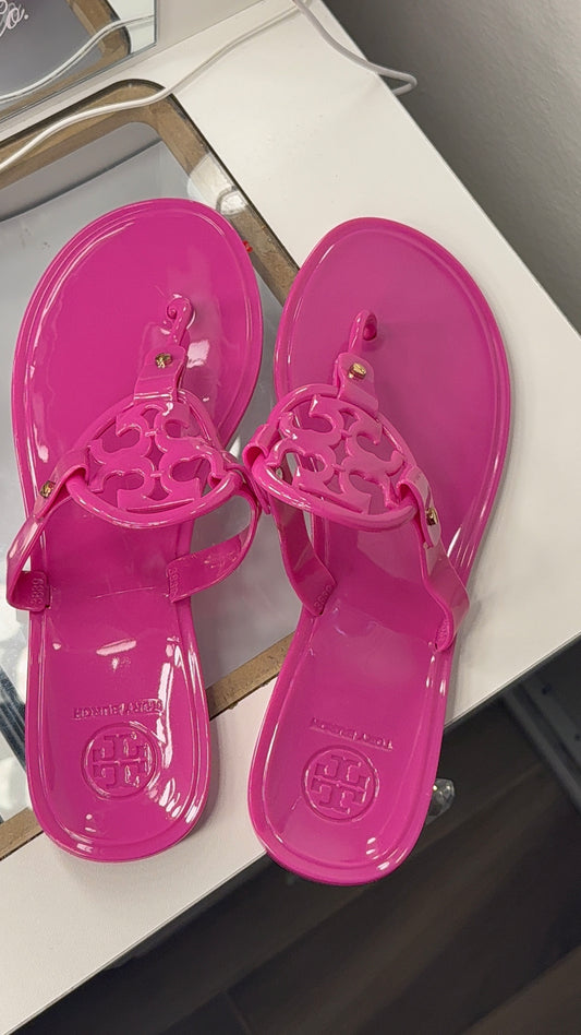 Plain hot pink TB slides ( No Box )