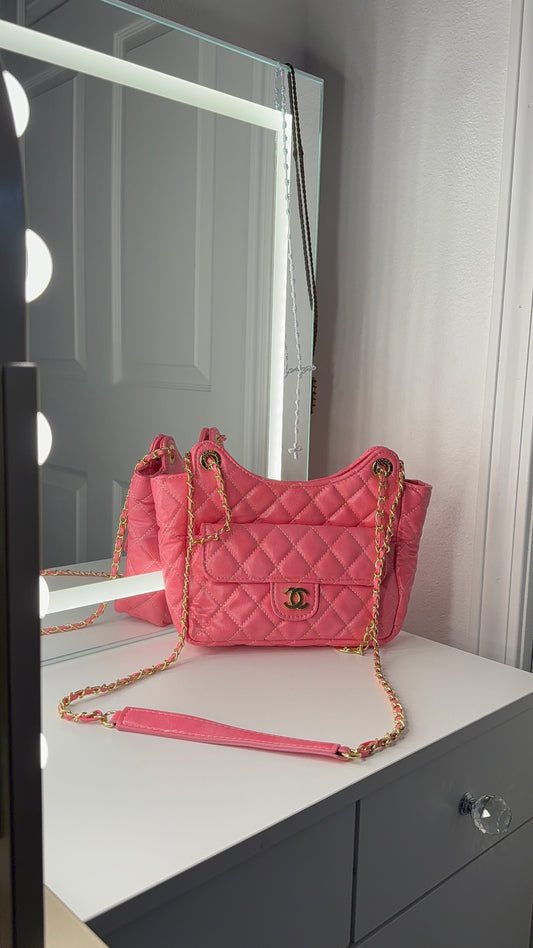 Hot pink purse