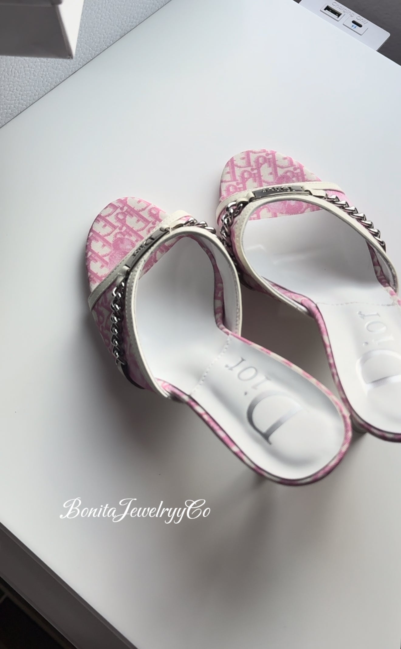 Pink heels