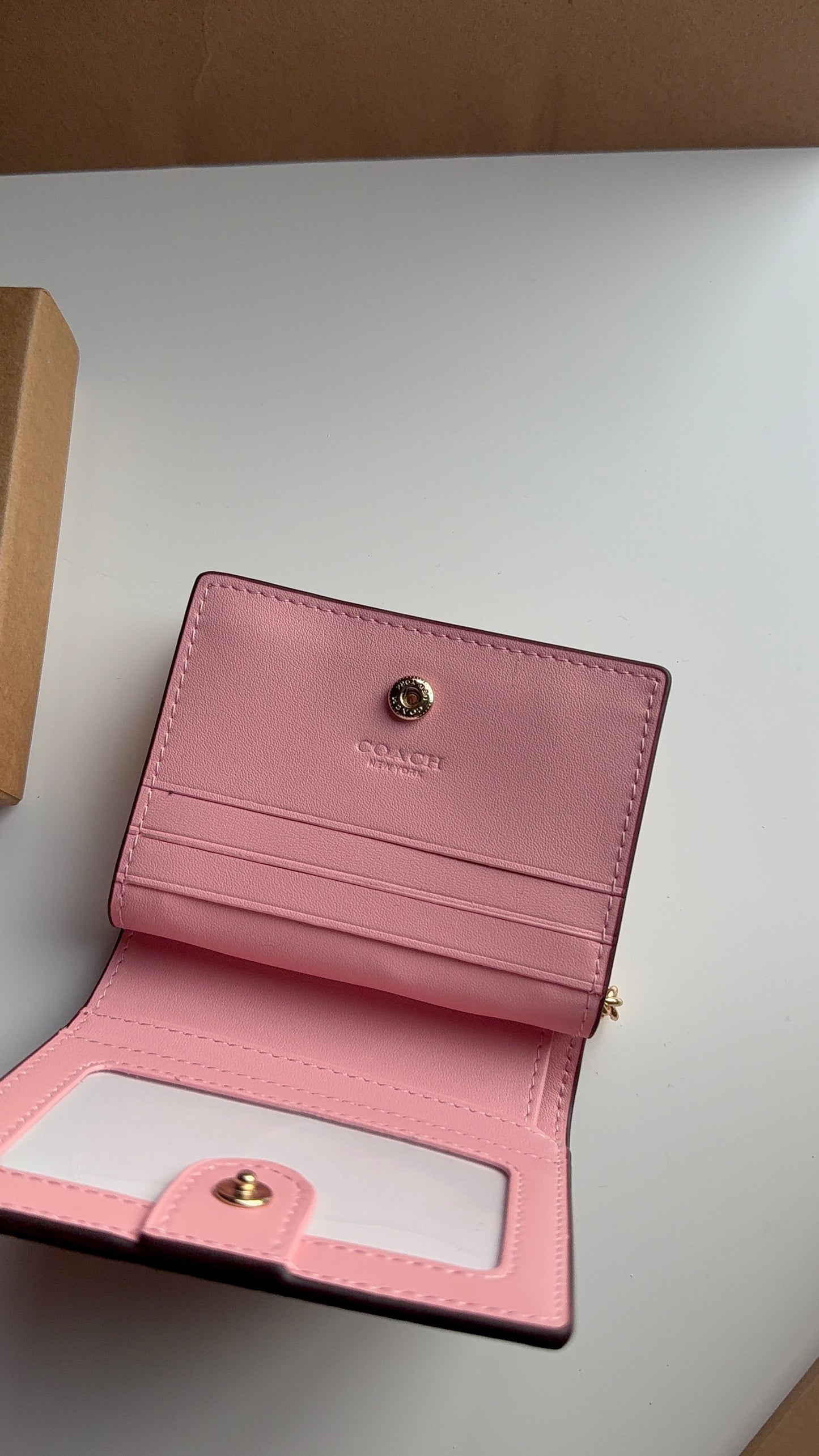 🎀small baby pink wallet