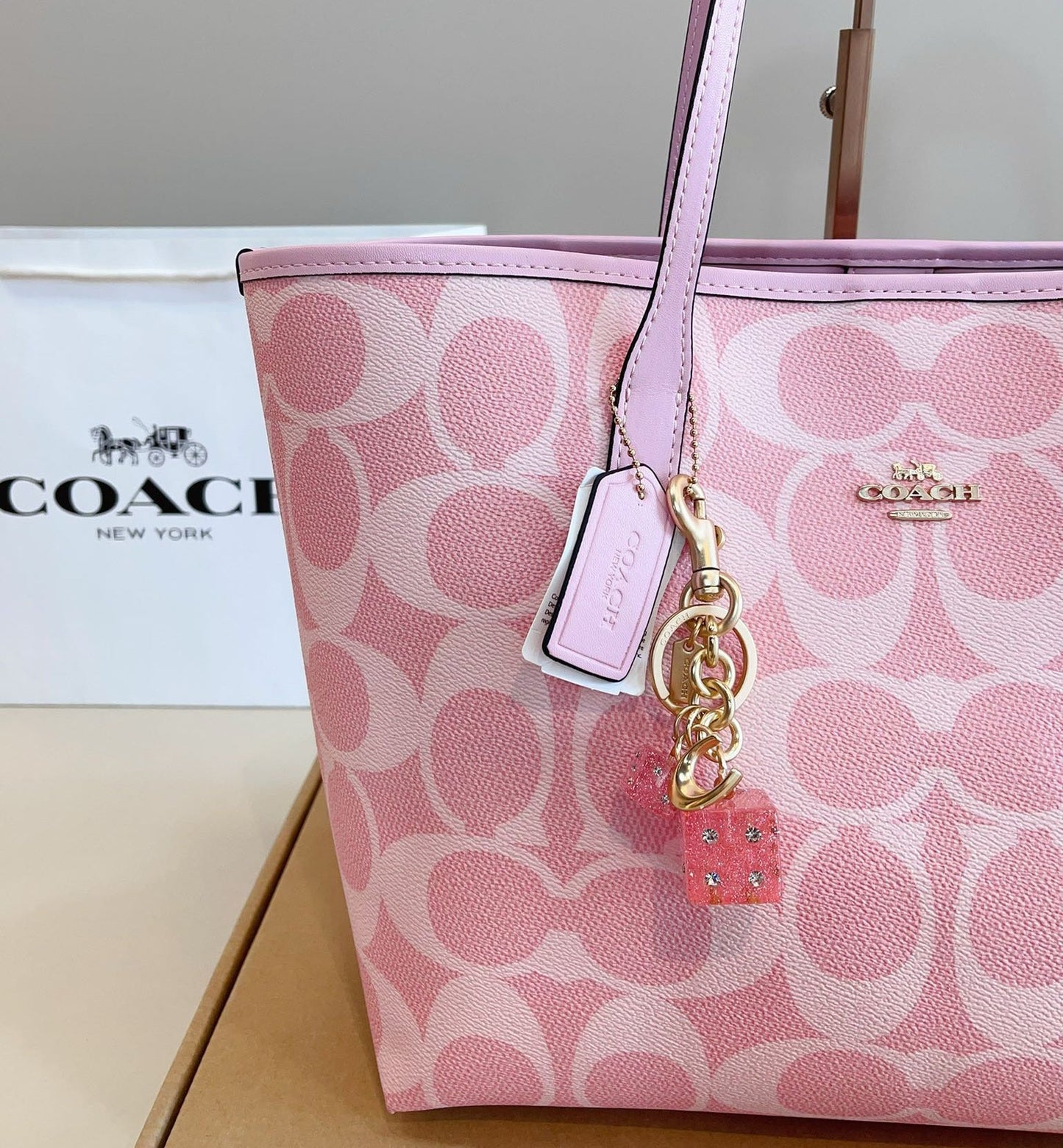 Soft Pink tote purse